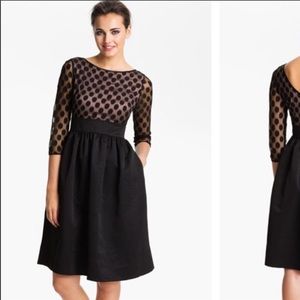 Eliza J formal polka dot evening dress